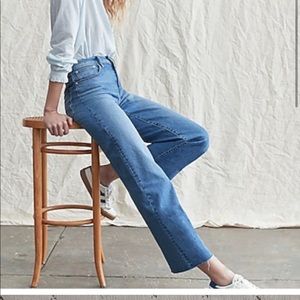 J. Crew Slim Wide Leg Jean in French Blue Wash Size 26